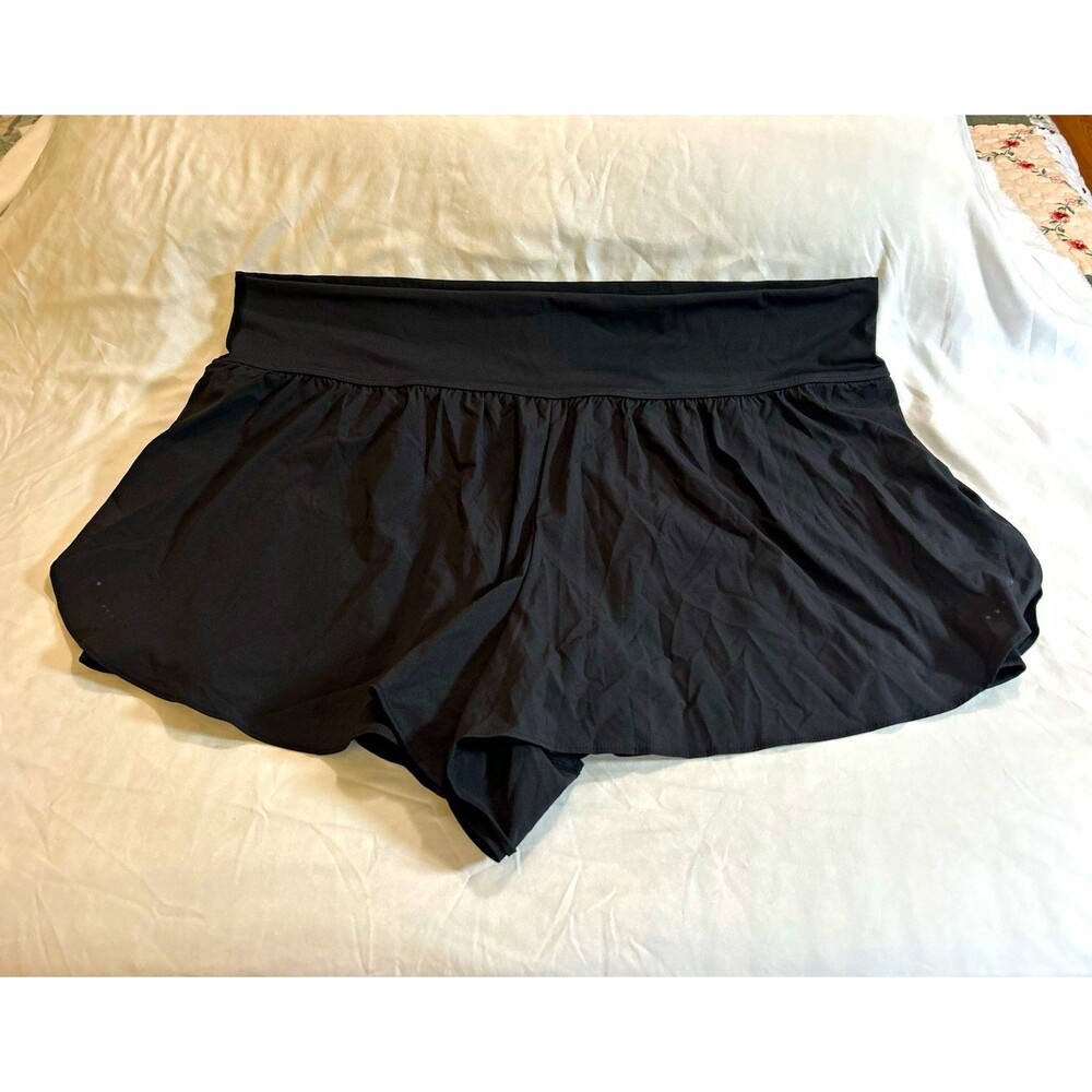 Halara Women's Black Athletic Short Skort Built-In Shorts Plus Size 3X